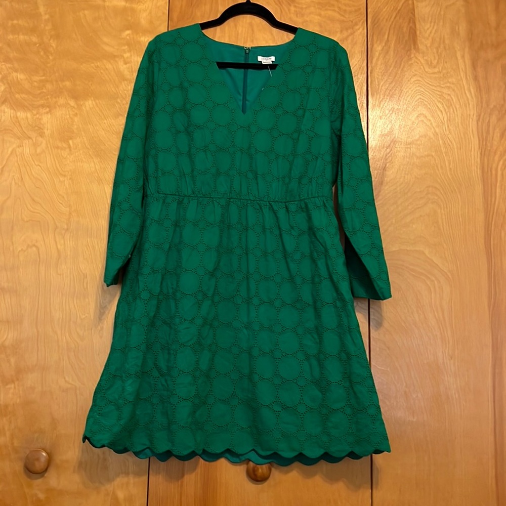 JCrew eyelet dress